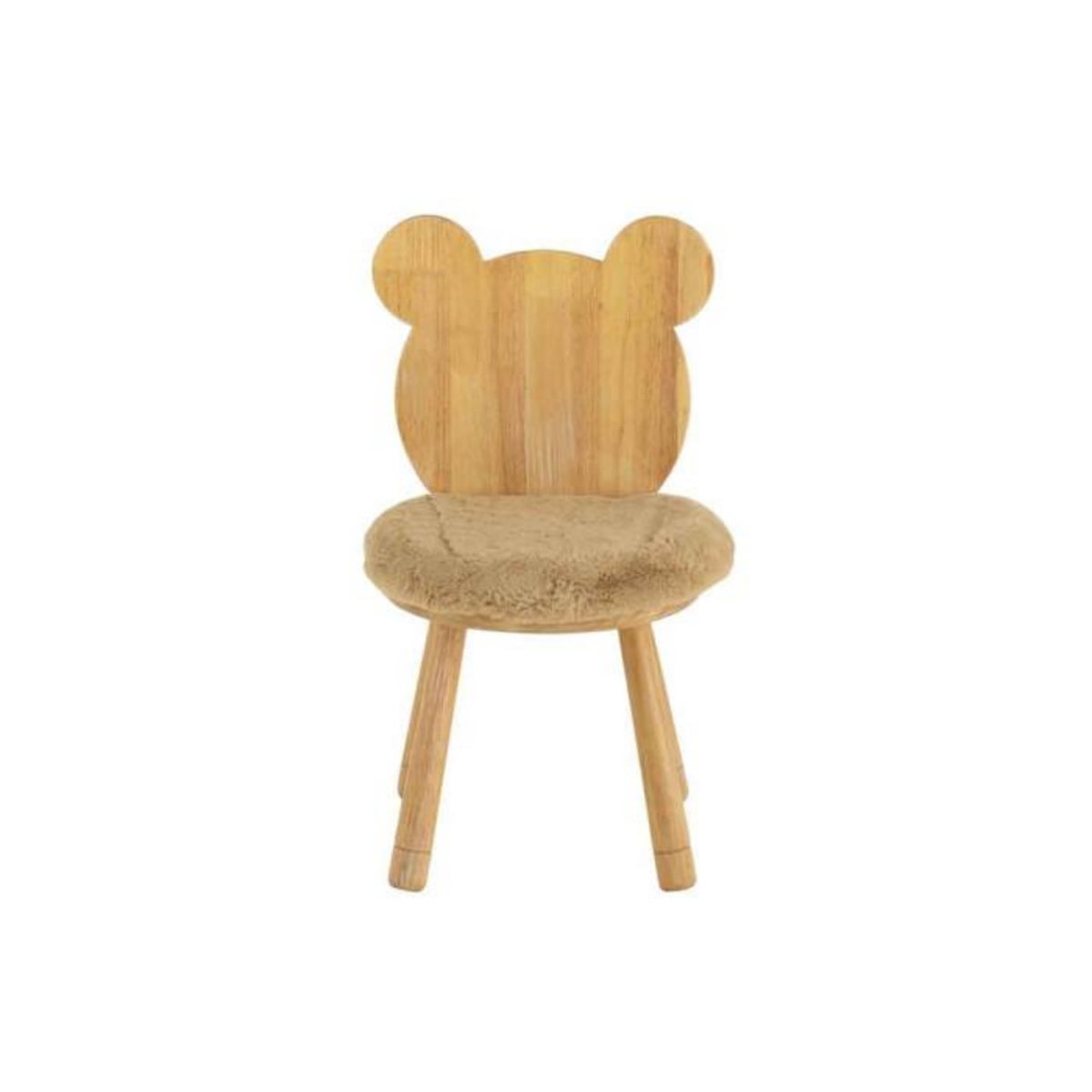 Paris Prix Chaise pour Enfant en Bois  Ours  61cm Naturel