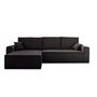 Voir la diapositive 6 : BEST MOBILIER Dellia - canapé d'angle réversible convertible - avec coffre - en velours côtelé - 4 places