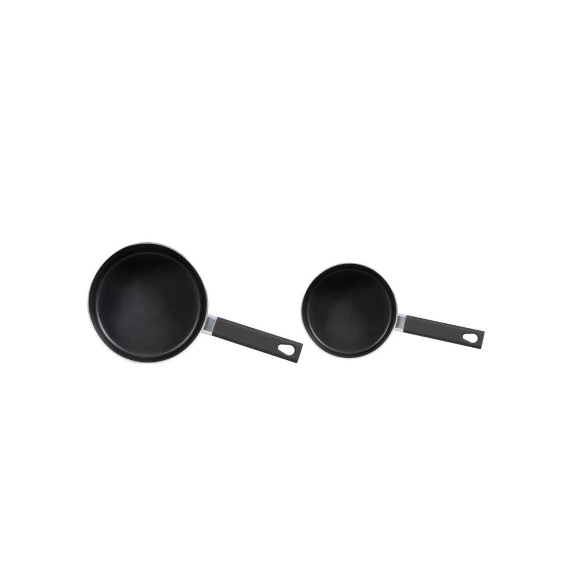 Voir la diapositive 3 : LIVOO Set 2 casseroles aluminium 18 / 20 cm - mep154r