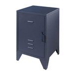 Paris Prix Table de Chevet Enfant  Bronxx  60cm Bleu Mat