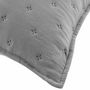 Voir la diapositive 3 : Paris Prix Housse de Coussin  Mellow  40x40cm Gris & Blanc