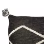 Lorena Canals Coussin tricoté noir 48 x 30 cm