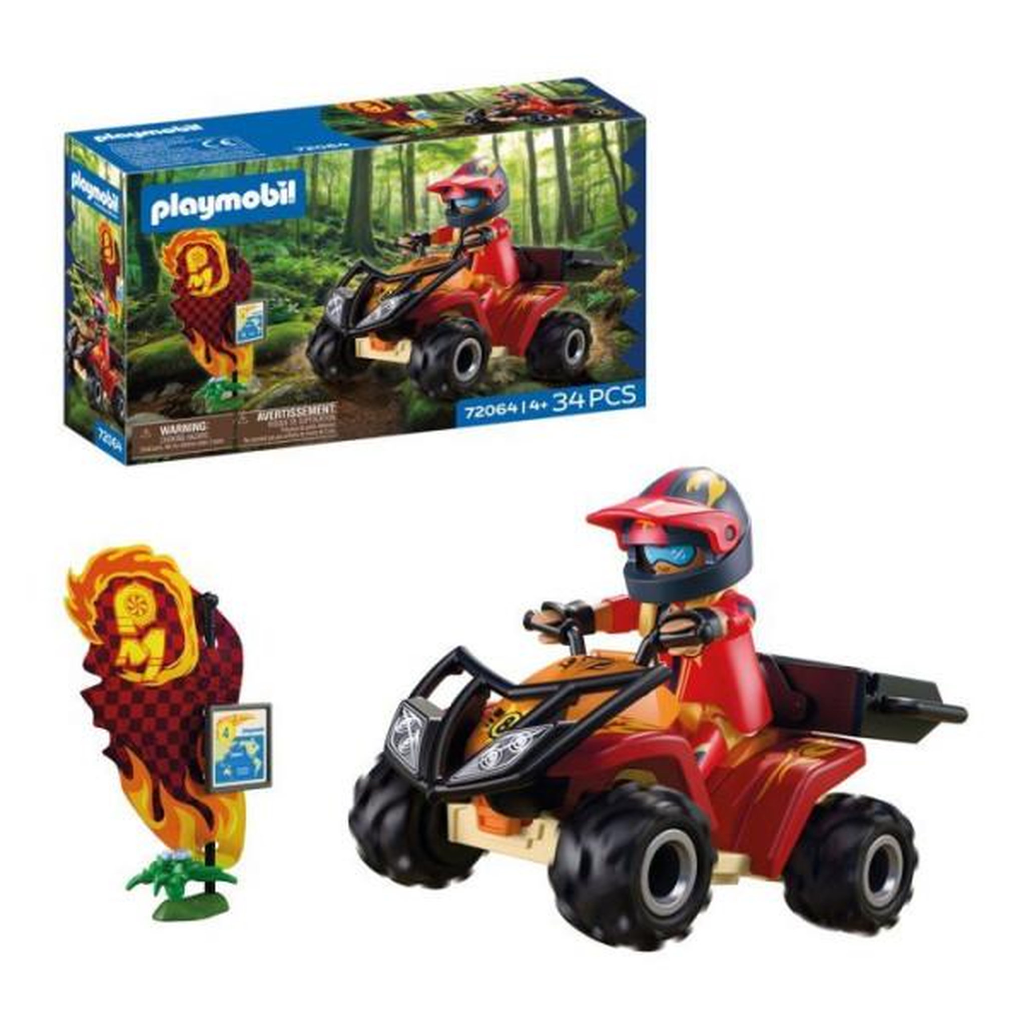 Voir la diapositive 5 : PLAYMOBIL Playmobil 72064 Quad tout-terrain