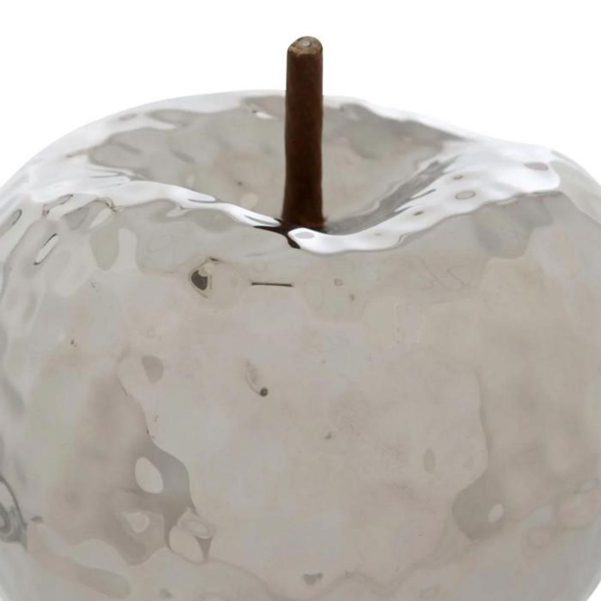 ATMOSPHERA Pomme Déco Design  Pamela  14cm Argent