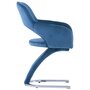 VIDAXL 3056589 Dining Chairs 6 pcs Blue Velvet (3x287775)