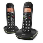 Doro Téléphone sans fil duo dect noir - phoneeasy100wduo