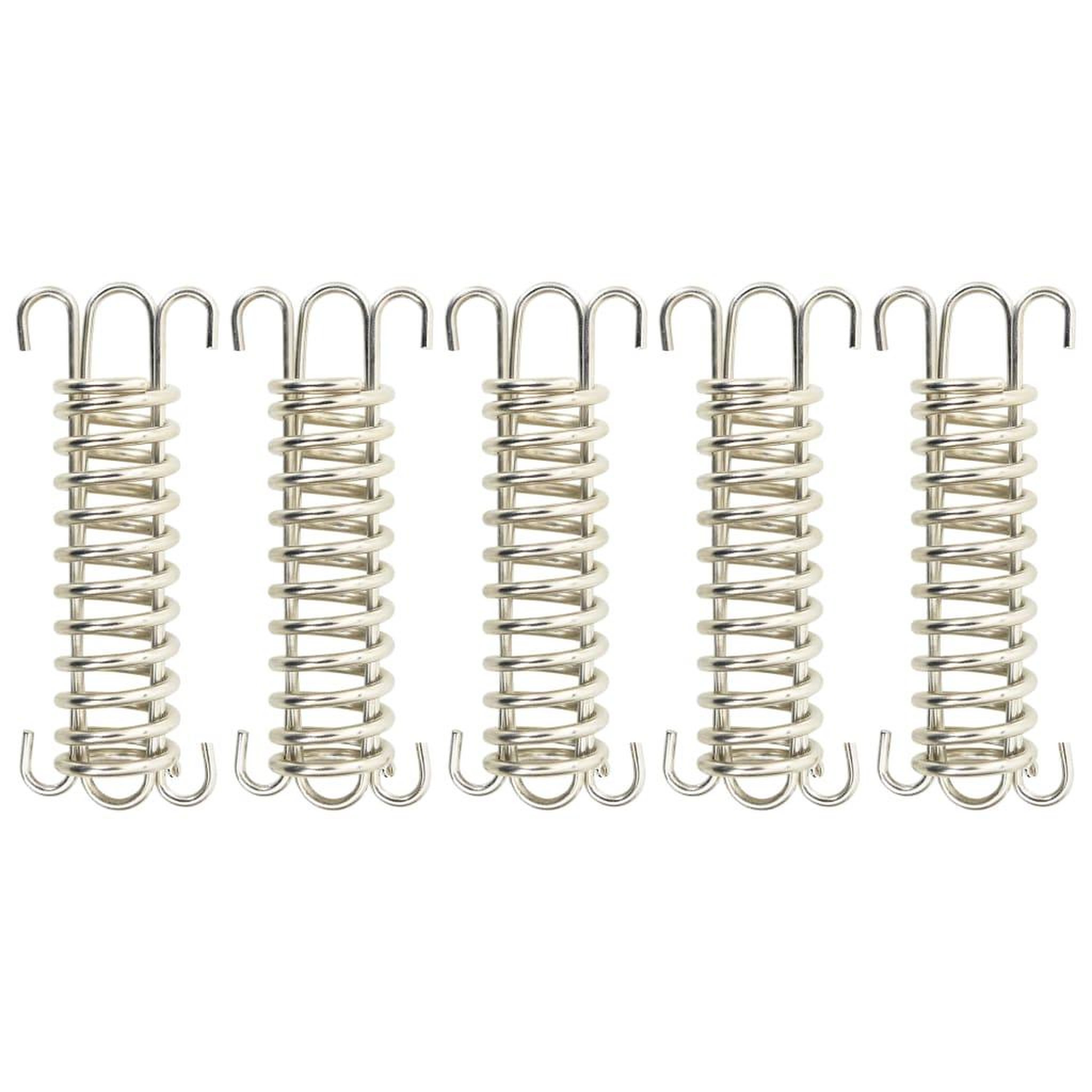 VIDAXL Verrous a ressort pour voile d'ombrage 5 pcs Acier inoxydable
