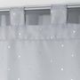 Voir la diapositive 2 : Paris Prix Paire de Voilages  Orion  60x160cm Gris