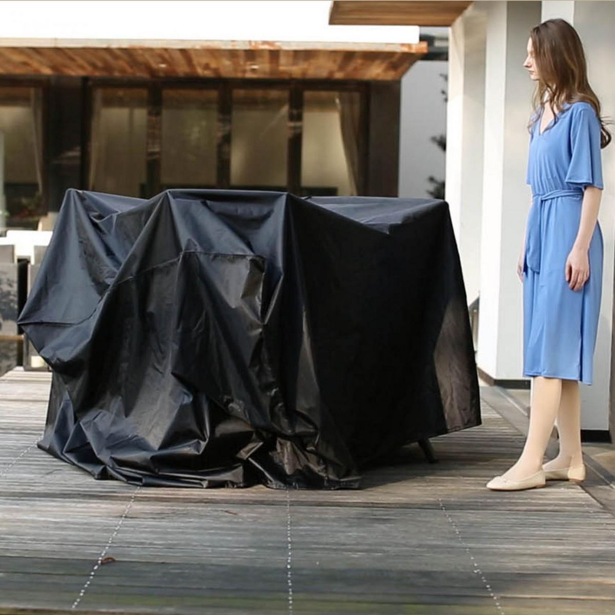 CONCEPT USINE Housse de protection pour salon de jardin 200 x 140 x 105 cm OBAL