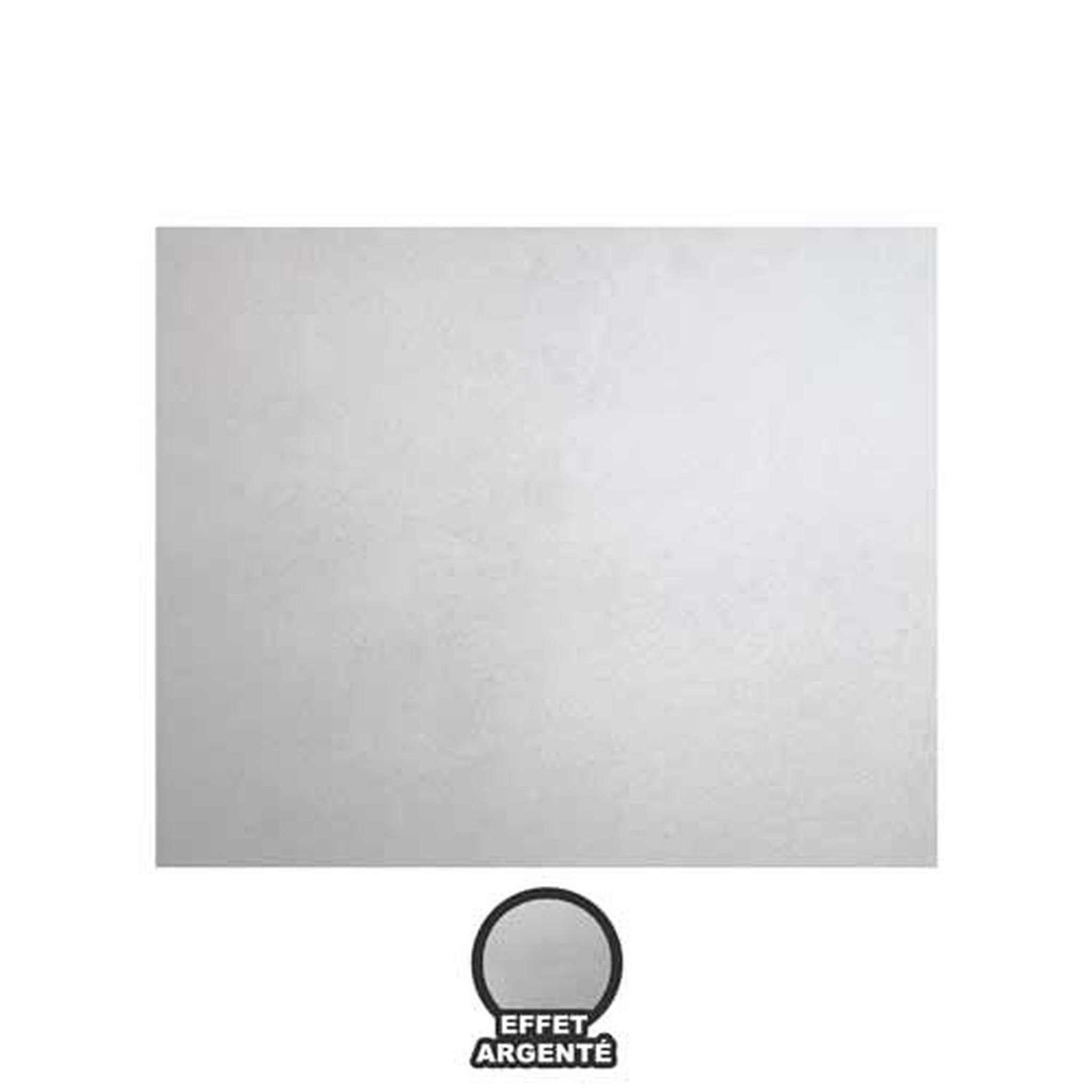 SUD TRADING Adhésif décoratif aspect argenté - 150 x 45cm