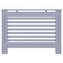 Voir la diapositive 3 : VIDAXL Cache-radiateur anthracite 112x19x81,5 cm MDF