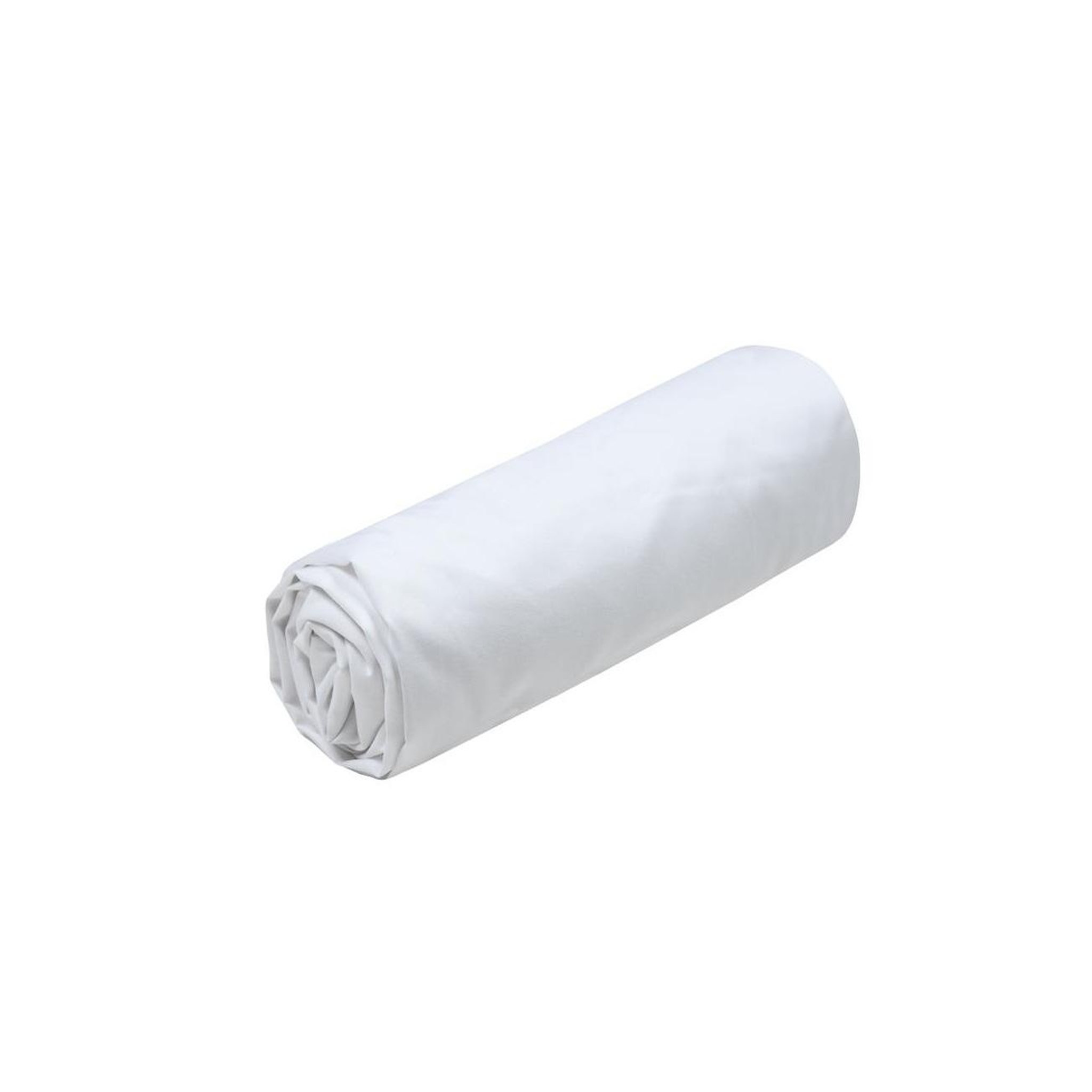 Voir la diapositive 1 : Eden Drap housse percale en coton nuage