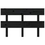Voir la diapositive 3 : VIDAXL Tete de lit Noir 144x3x81 cm Bois massif de pin