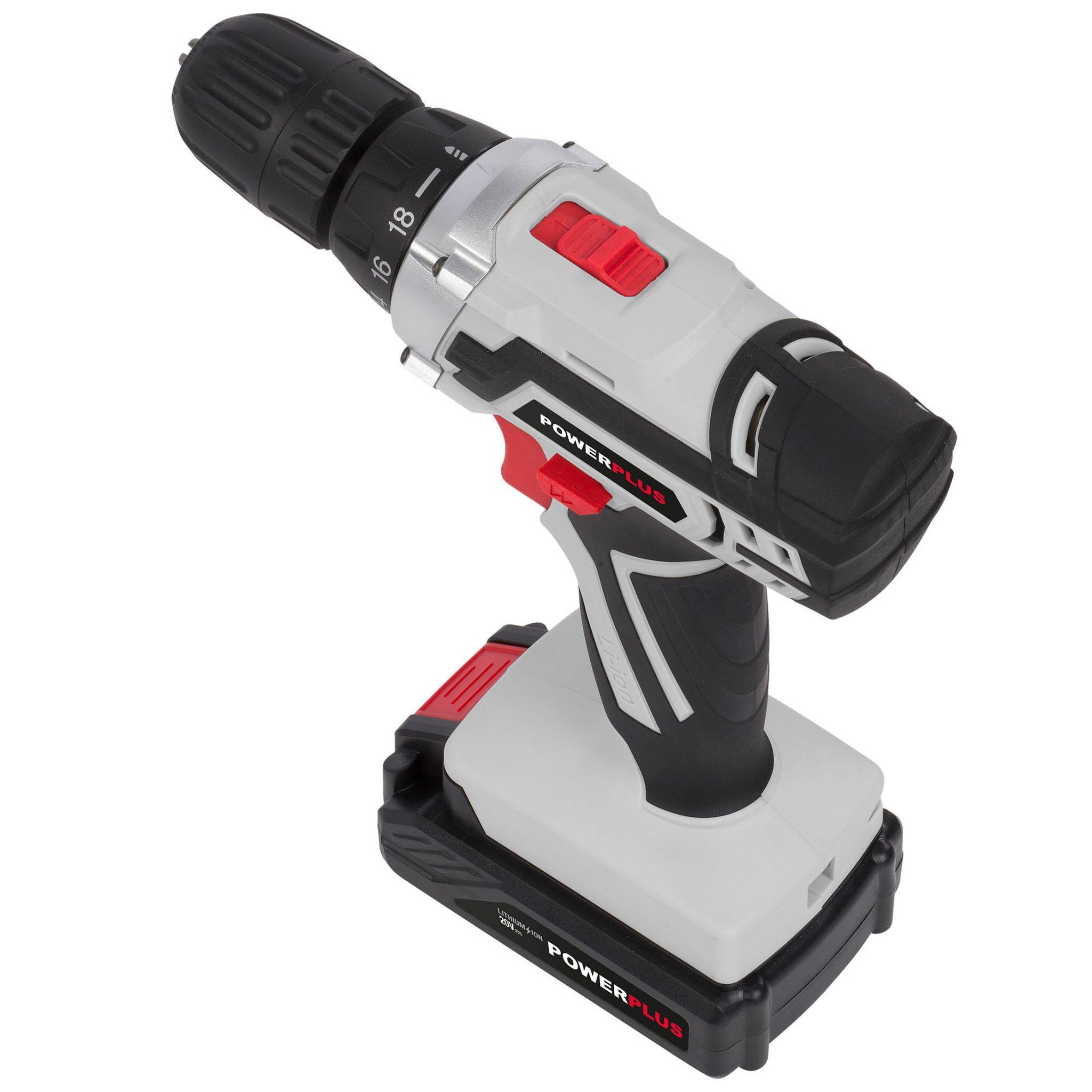 Voir la diapositive 4 : POWERPLUS Perceuse Visseuse 20V PowerPlus