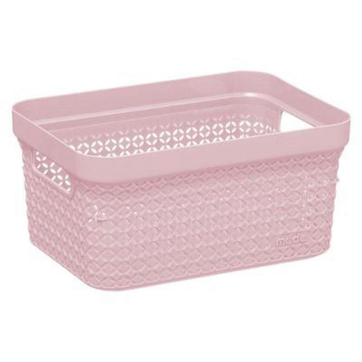  Panier de Rangement  Scandi  17L Rose