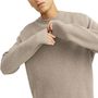 Voir la diapositive 2 : Jack & Jones Pull Greige Homme Jack & Jones Stitch