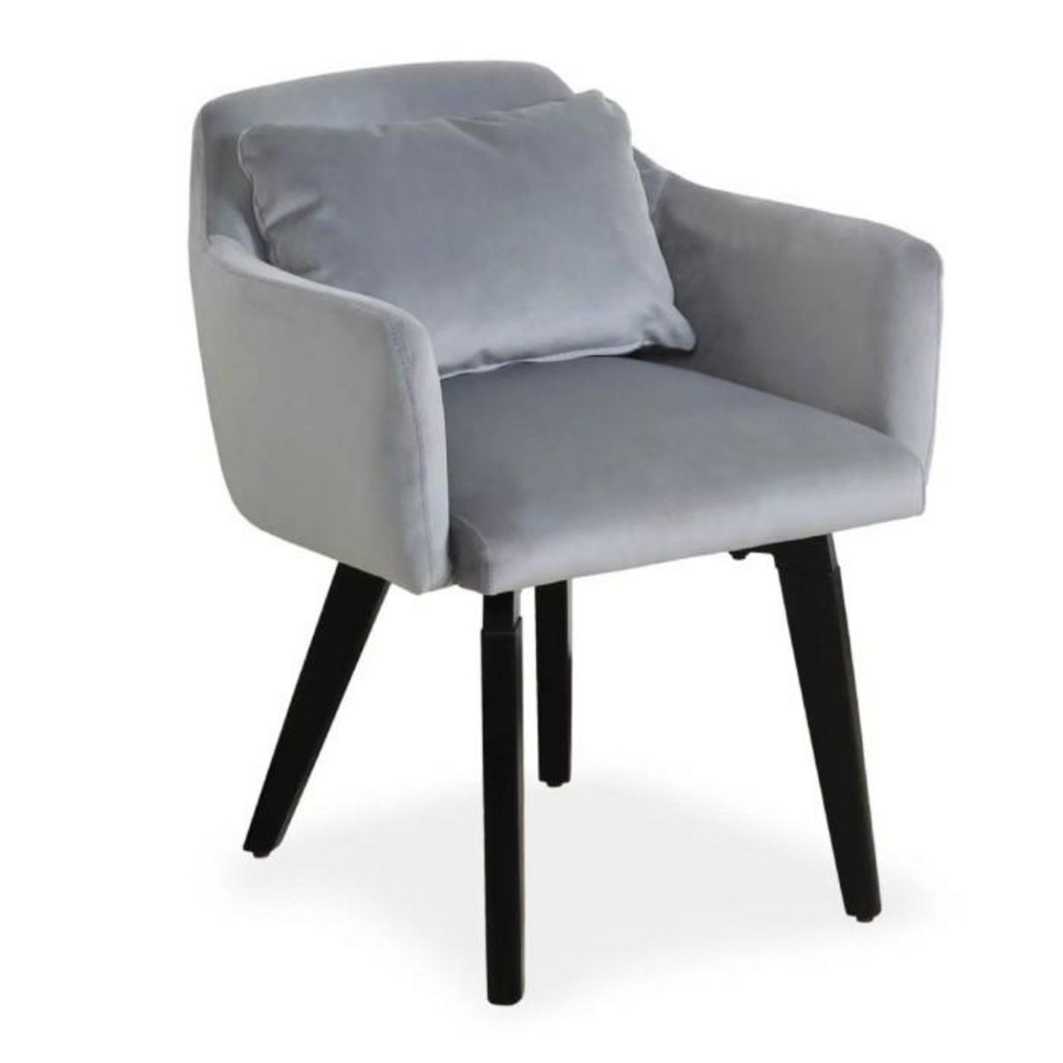 Paris Prix Lot de 20 Fauteuils en Velours  Scanda  70cm Argent