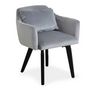 Voir la diapositive 1 : Paris Prix Lot de 20 Fauteuils en Velours  Scanda  70cm Argent