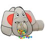VIDAXL Tente de jeu pour enfants Elephant Gris 174x86x101 cm