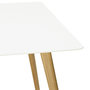 Voir la diapositive 6 : Paris Prix Table de Repas  Hanko  160cm Blanc