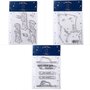  11 Tampons transparents Le Petit Prince Etoiles + Astéroïd + Boa Eléphant