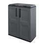 Voir la diapositive 1 : INTEC Poubelles de tri Selectif 2 Sacs Meuble mi- hauteur Dim 68 x 37 x 84cm 2 Anneaux de support de sac 2 Portes INTEC