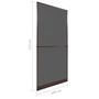 Voir la diapositive 6 : VIDAXL Moustiquaire a charniere pour portes Marron 100x215 cm
