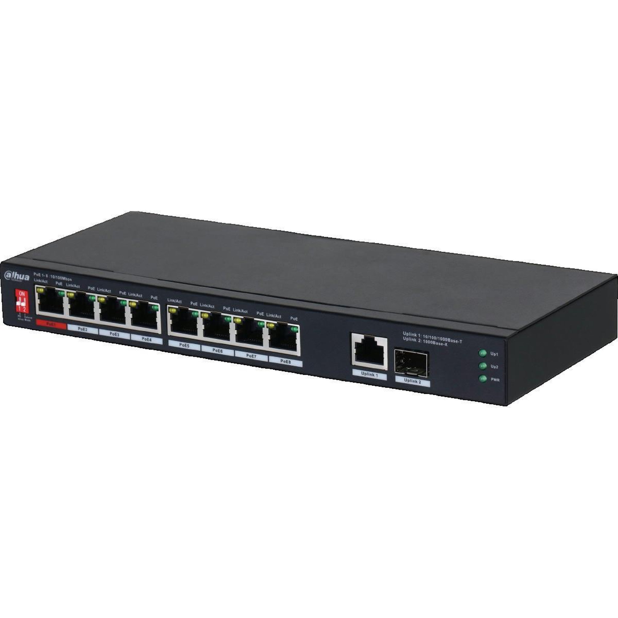 Voir la diapositive 2 : Dahua Commutateur réseau Dahua Technology PFS3110-8ET1GT1GF-96