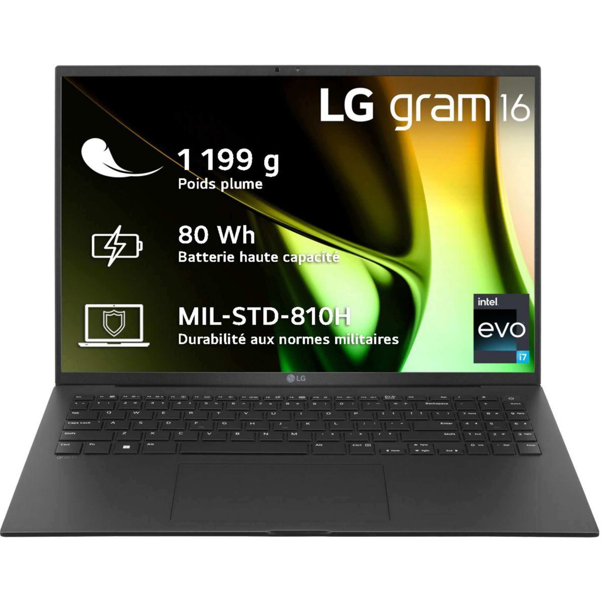 Voir la diapositive 1 : LG Ordinateur portable Gram 16Z90R-G.AA75F