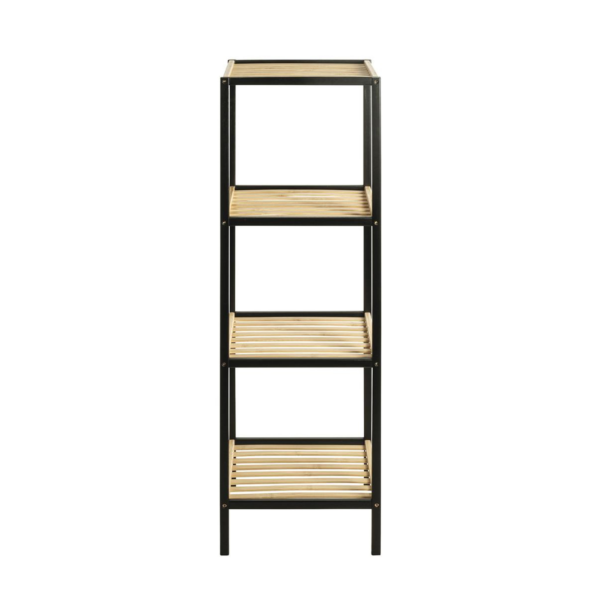 Voir la diapositive 3 : Paris Prix Étagère 4 niveaux en bambou  timmy  115cm naturel