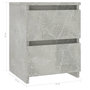 Voir la diapositive 6 : VIDAXL Tables de chevet 2 pcs Gris beton 30x30x40 cm Bois d'ingenierie