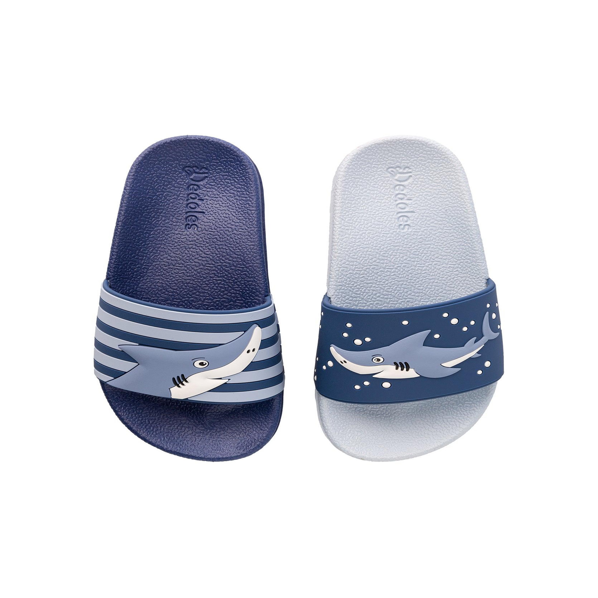 Voir la diapositive 3 : DEDOLES Claquettes enfants requins gris