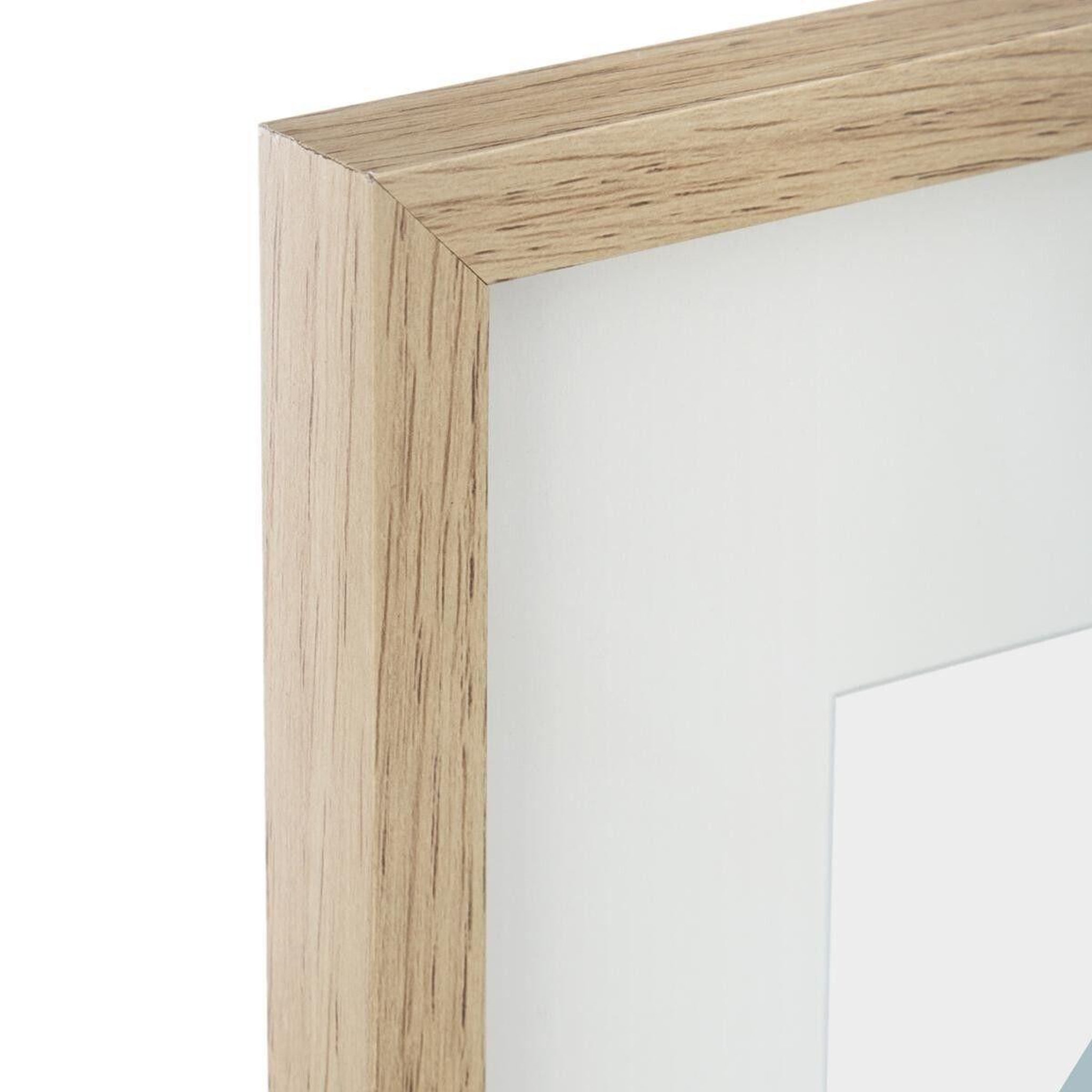 Voir la diapositive 2 : ATMOSPHERA Cadre photo en verre  manu  40x50cm naturel