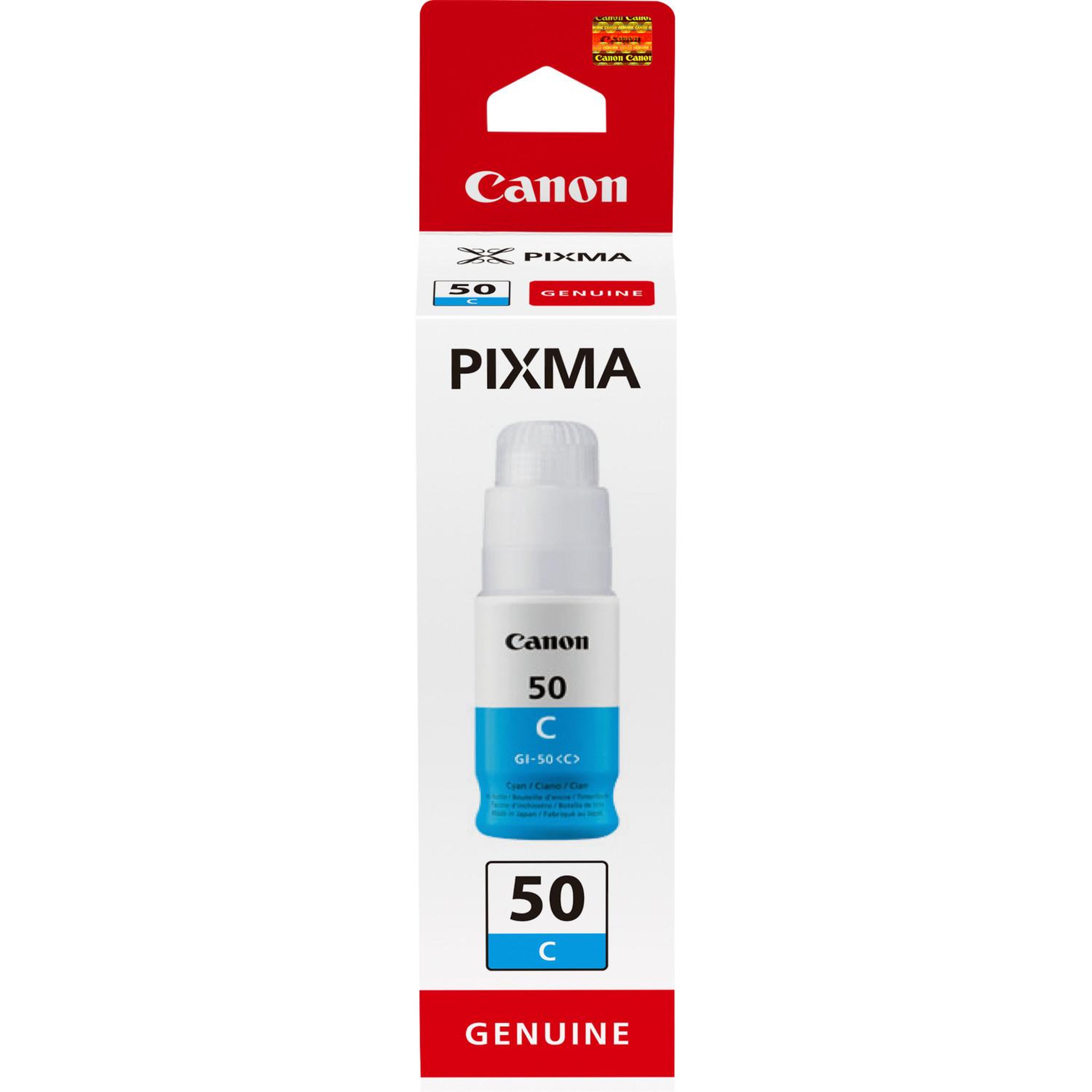 Voir la diapositive 2 : Canon Canon GI 50 C Cyan original recharge d encre pour PIXMA G5050, G6050, G7050, GM2050, GM4050