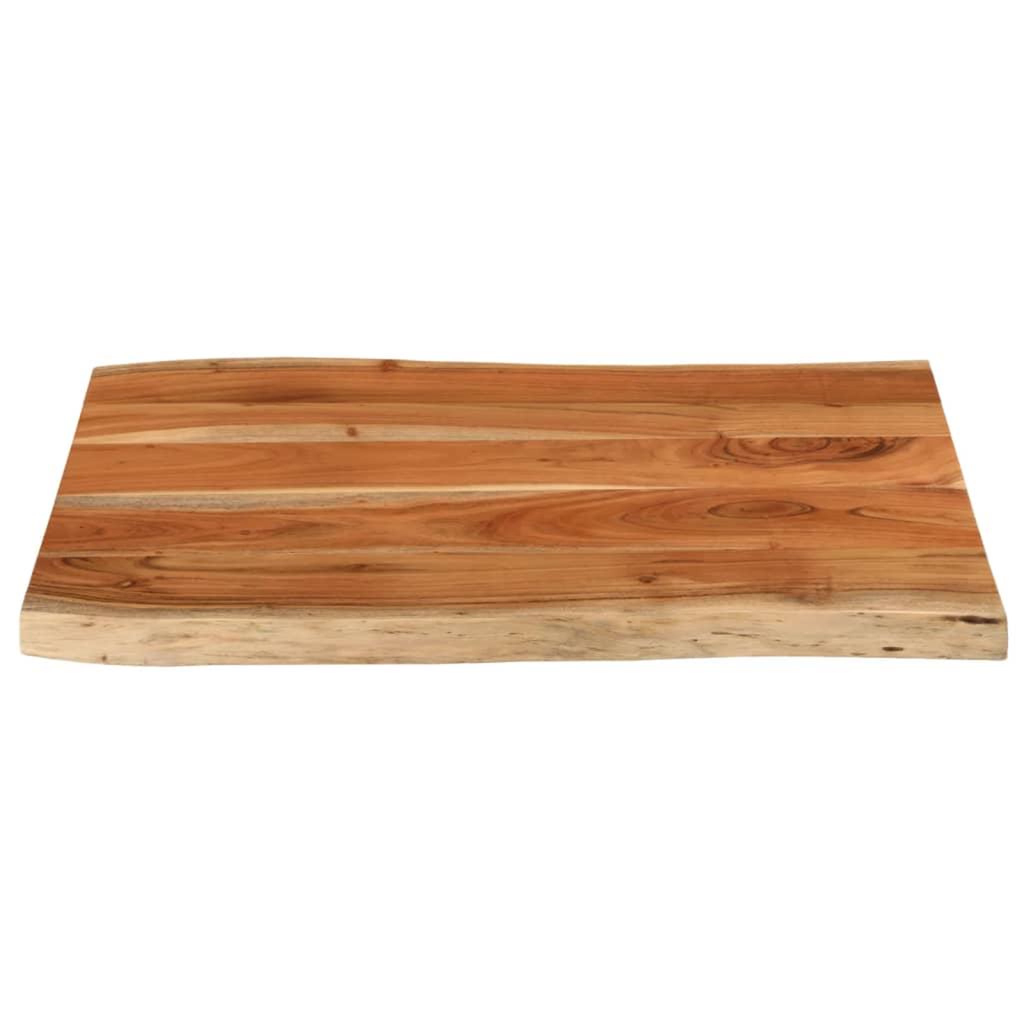 Voir la diapositive 3 : VIDAXL Dessus de table 90x60x2,5 cm rectangulaire bois massif d'acacia