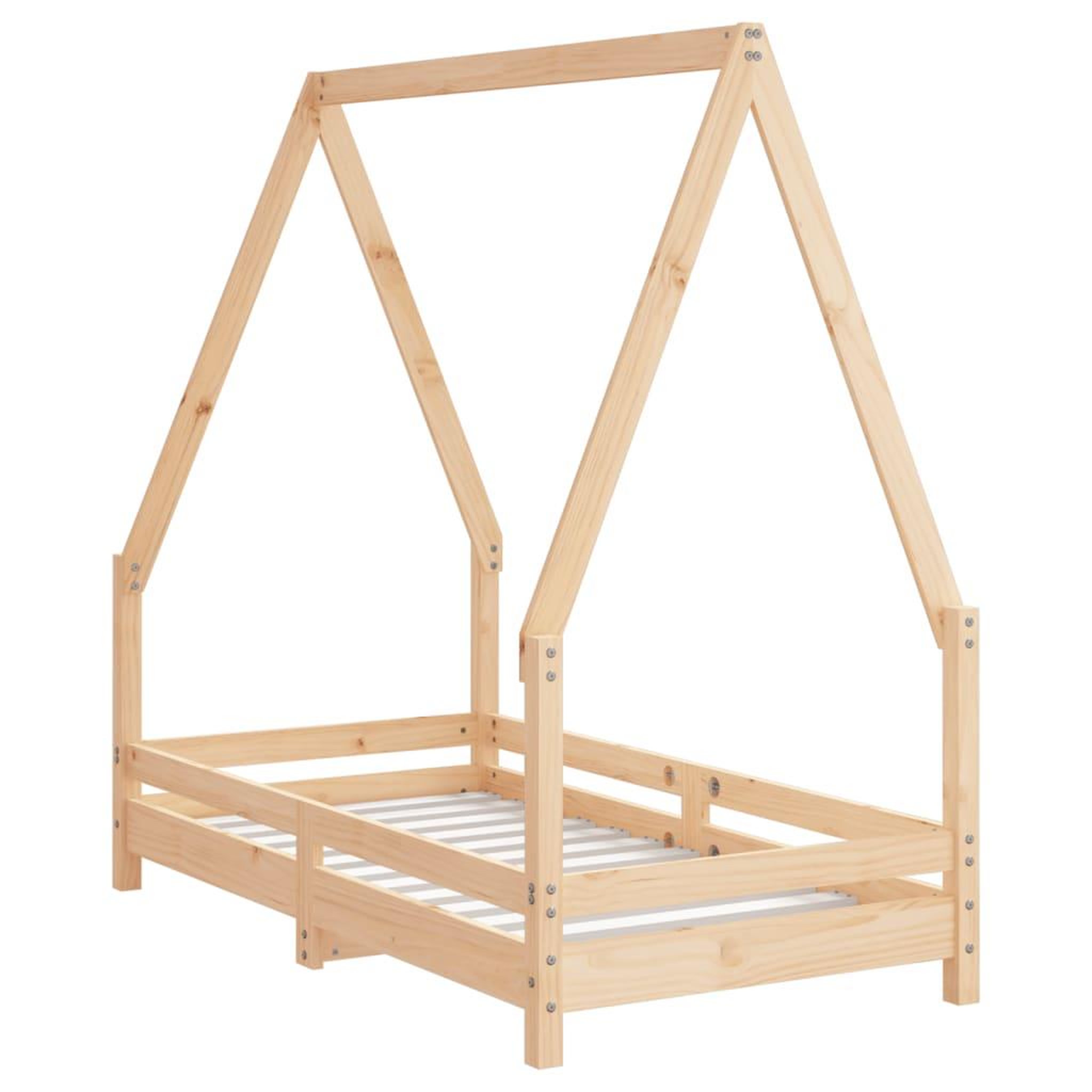 Voir la diapositive 3 : VIDAXL Cadre de lit pour enfant 70x140 cm bois de pin massif