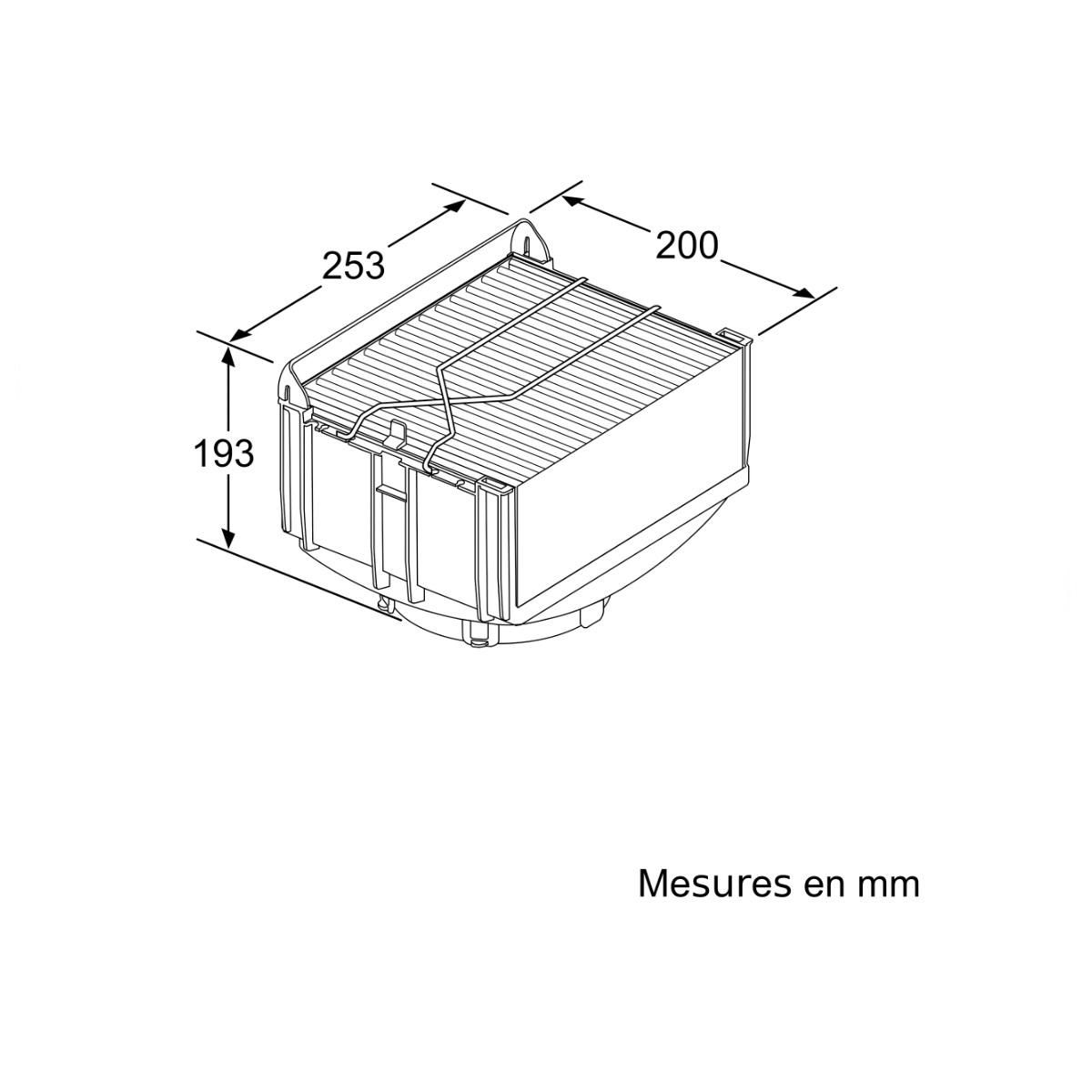 BOSCH Module de recyclage cleanair plus - DWZ1CX1I6