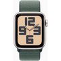 Voir la diapositive 2 : APPLE Montre connectée SE 44mm Lumière Stellaire/Vert Loop