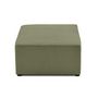 Voir la diapositive 3 : BEST MOBILIER Topaze - pouf - en tissu bouclette