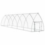 Voir la diapositive 3 : VIDAXL Cage pour poules argente 600x105x120 cm acier galvanise