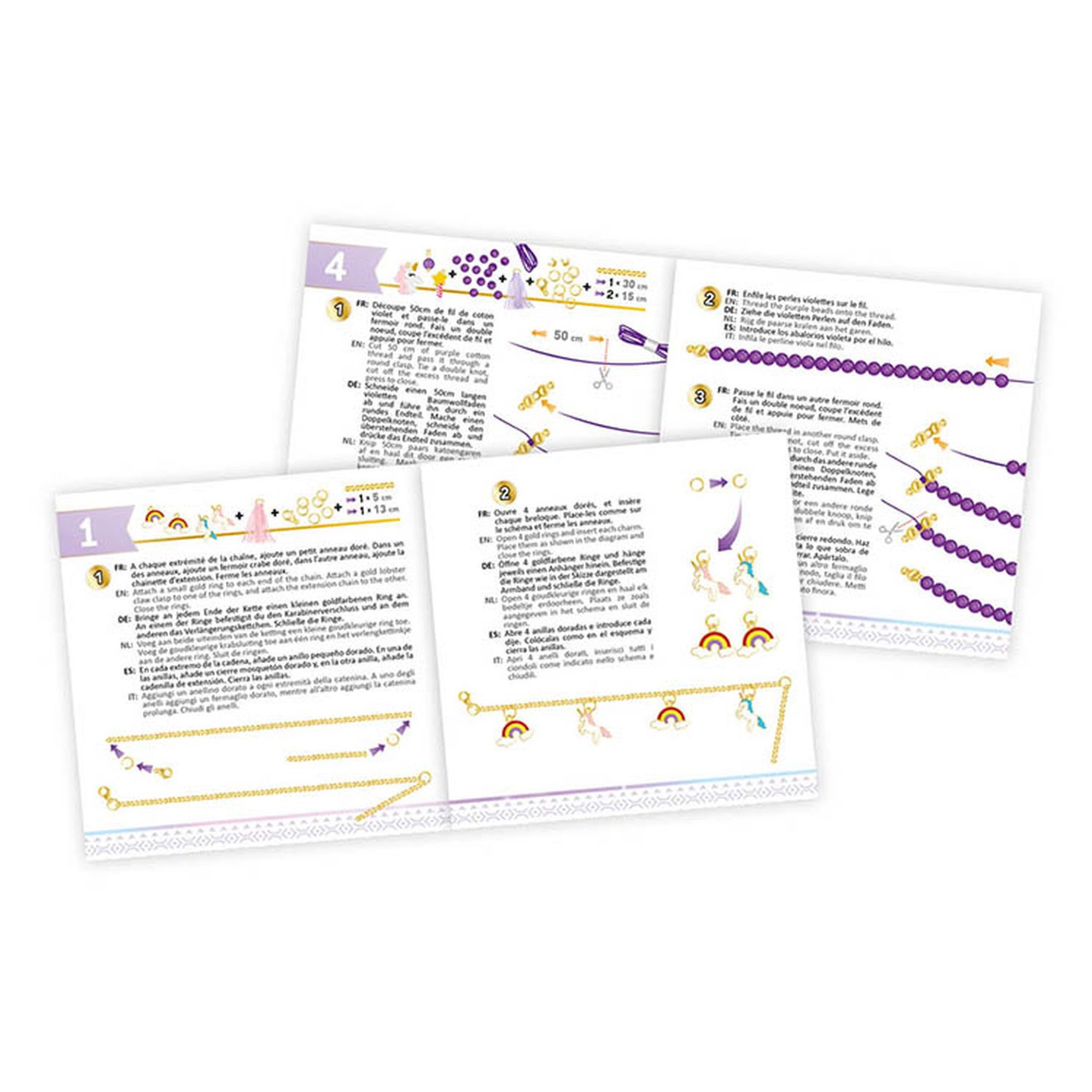 Voir la diapositive 4 : BUKI Coffret Be Teens Bijoux Licorne