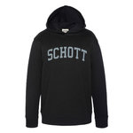 Schott Sweat à capuche  Junior Schott Swh800. Coloris disponibles : Noir