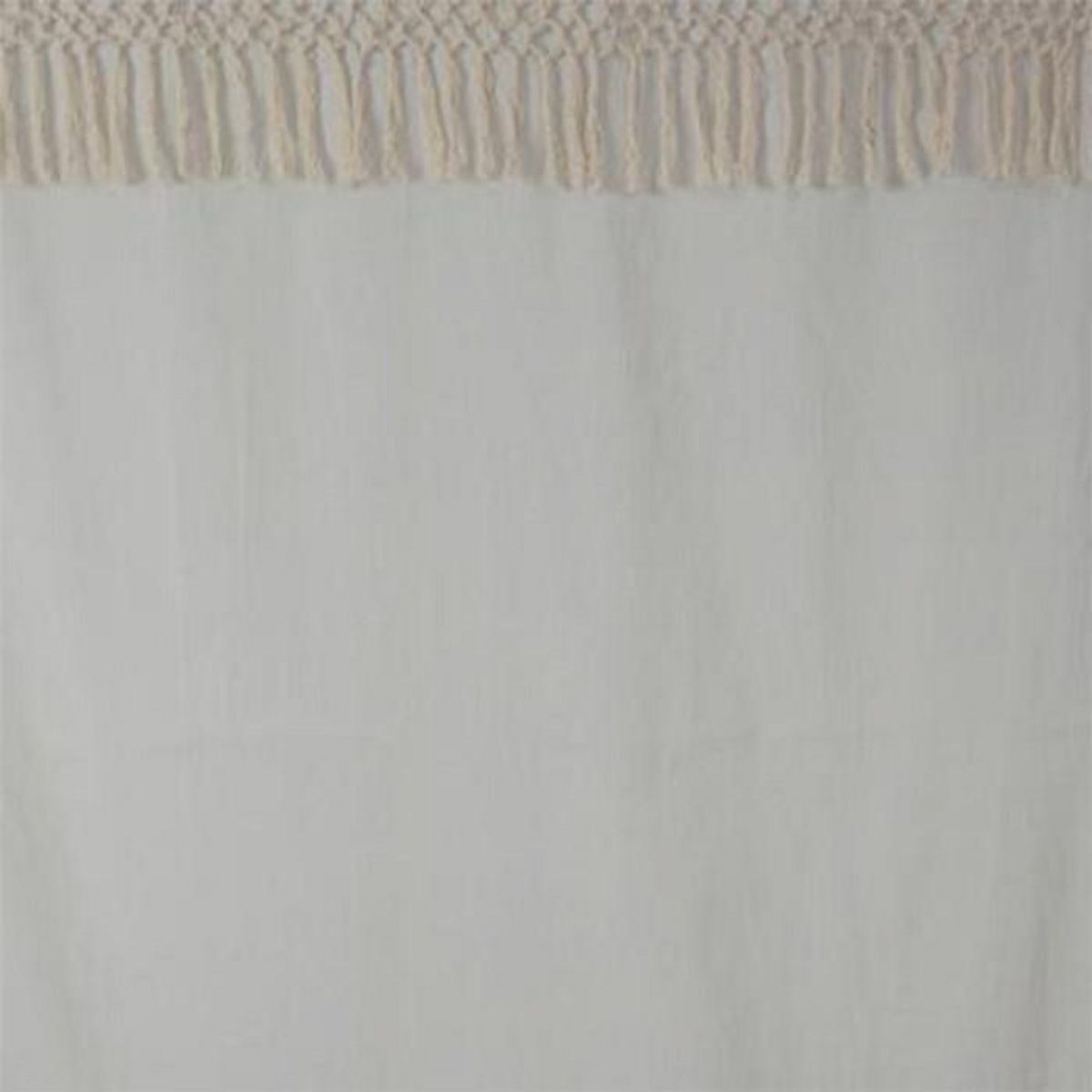 ATMOSPHERA Rideau Voilage  Macramé IV  140x260cm Ivoire