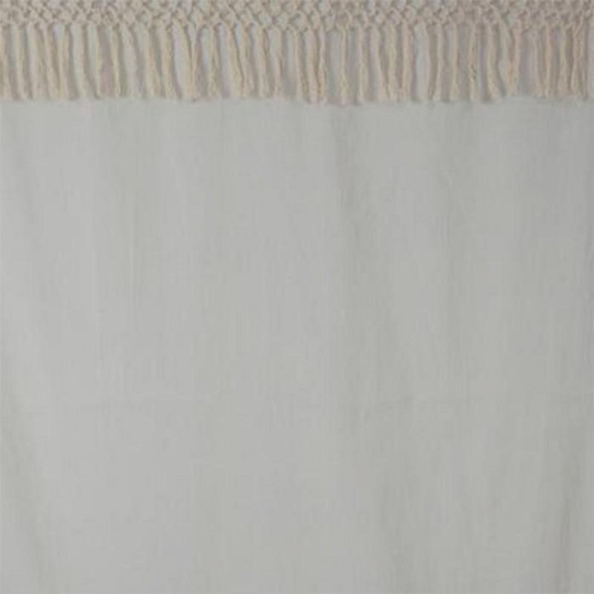 ATMOSPHERA Rideau Voilage  Macramé IV  140x260cm Ivoire