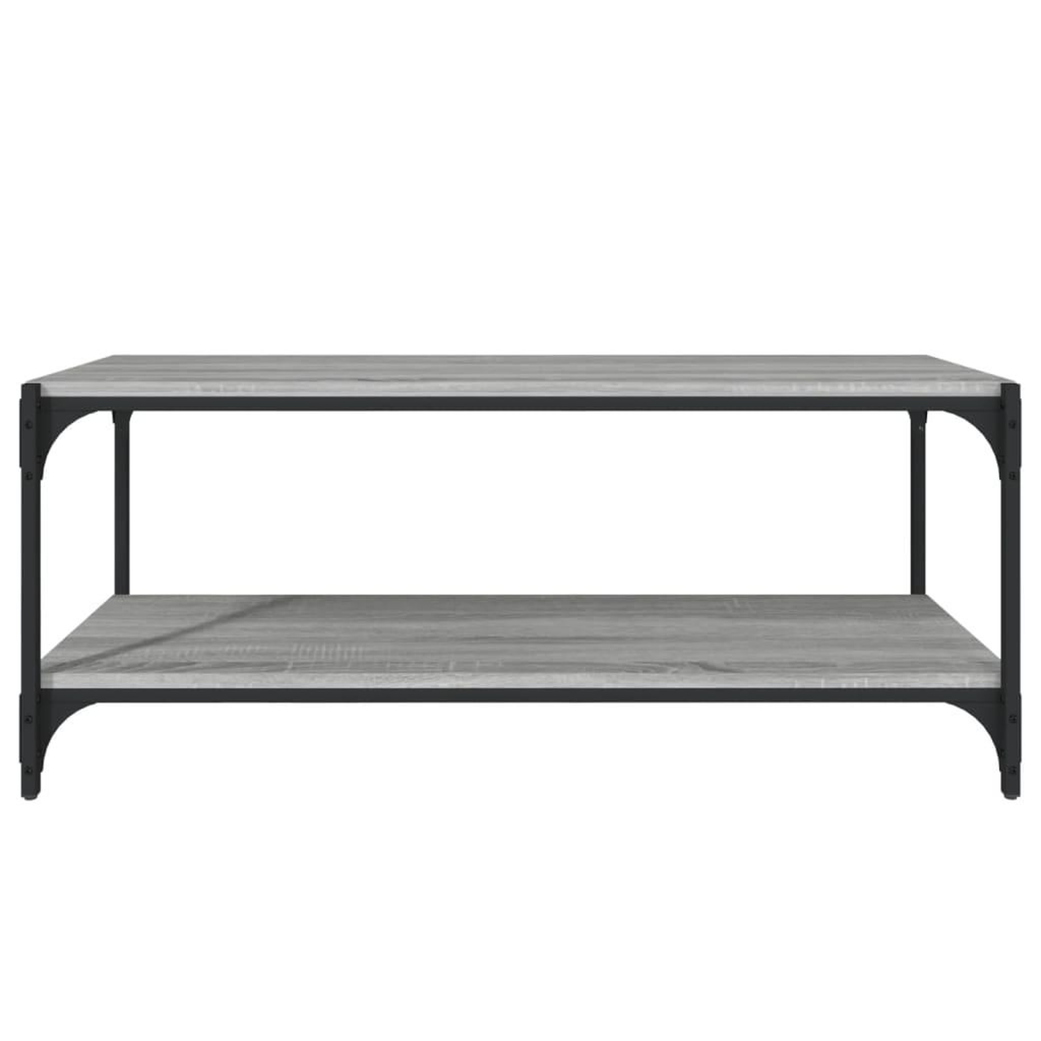 Voir la diapositive 5 : VIDAXL Meuble TV Sonoma gris 100x33x41 cm Bois d'ingenierie et acier