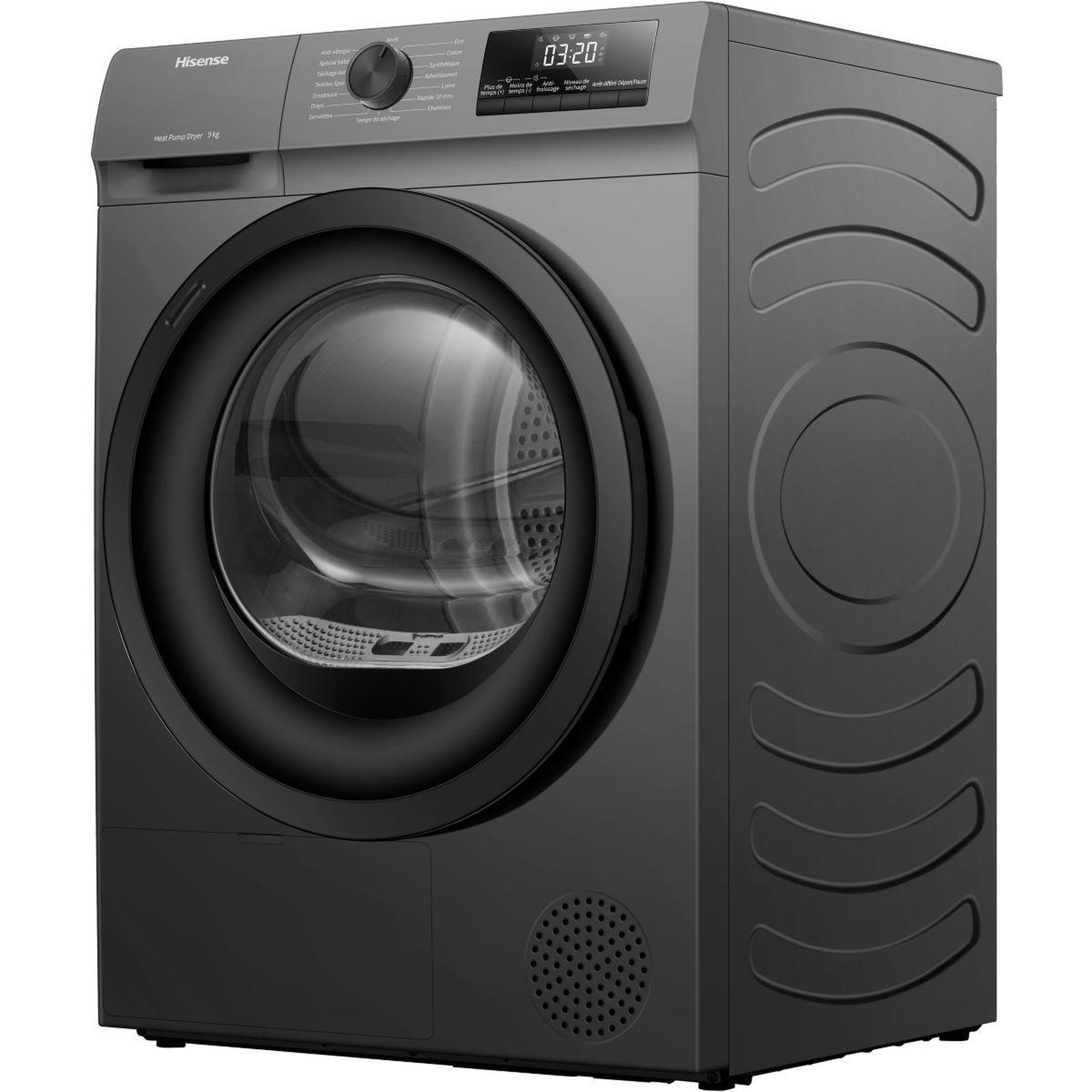 Voir la diapositive 4 : Hisense Sèche linge pompe à chaleur dhqe900utdc