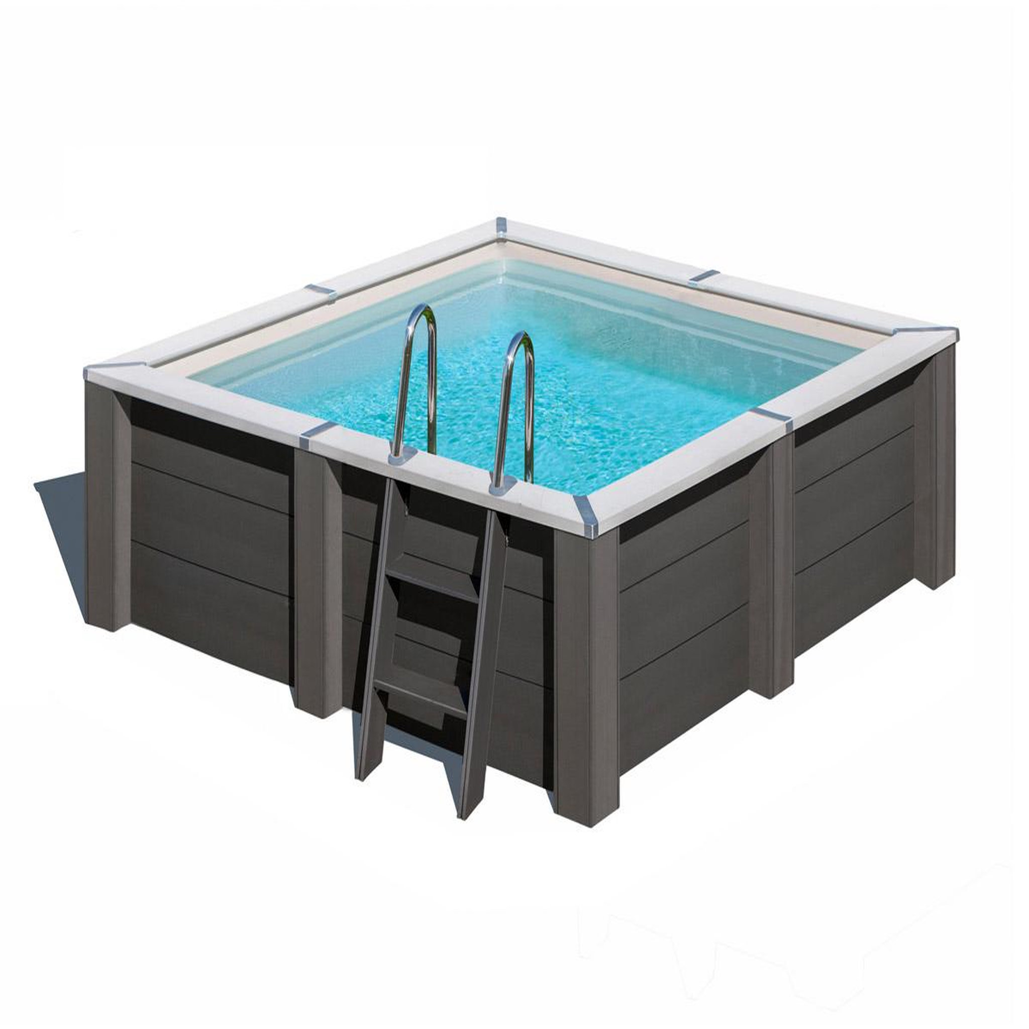 GRE Piscine composite Avant-Garde Nova carrée 3,15 x 3,15 x 0,96 m - Gré