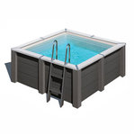 GRE Piscine composite Avant-Garde carrée 3,15 x 3,15 x 0,96 m - Gré