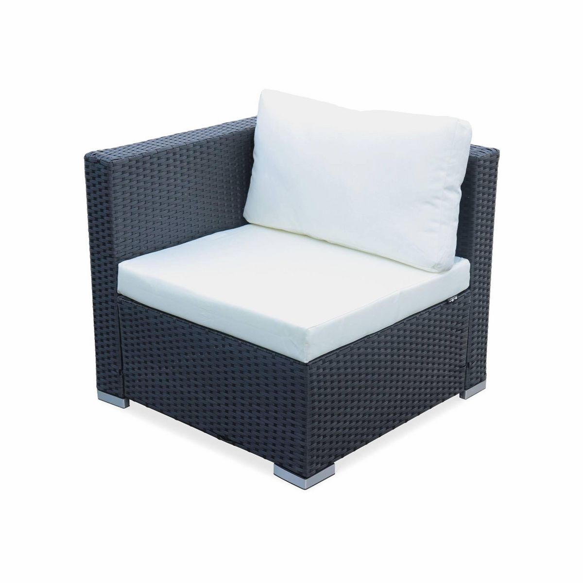 SWEEEK Salon de jardin en résine pour 4 personnes - Torino