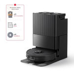 ROBOROCK Robot Aspirateur Laveur Qrevo Edge 5V1 Black